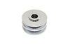 Chrome Plated Alternator Pulley Double Groove steel 2 v belt groove two GM Ford