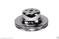 Chrome Water Pump Pulley Ford mustang falcon 289 single 1 groove 1968 -1966