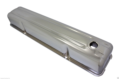 Chevy Chrome Steel Straight 6 Valve Cover Chevrolet Steel 235 in line cylinder