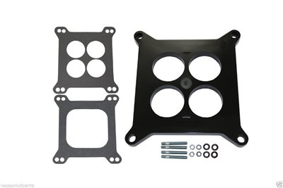 1/2" PORTED PHENOLIC CARBURETOR SPACER 4BBL FITS HOLLEY SB CHEVY FORD SBC BBC BB
