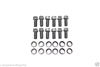 Bolts Hex Head chrome steel header bolts Chevy Gm small block 327 350 400 305
