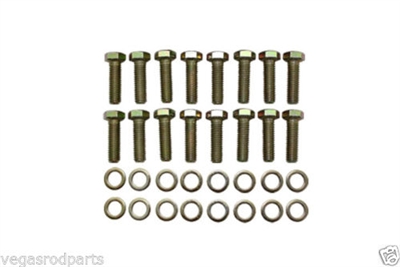 Chrome Intake Manifold Bolt big block chevy GM chrome hex head 396 427 454
