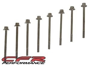 Valve Cover Bolts Chrome Centerbolt Stamped Steel Covers SBC Set of 8