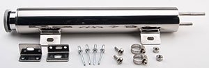2x17" stainless radiator over flow tank reservoir radiator spit puke tank bottle
