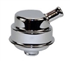 Chrome Push In Breather chrome 1 inch neck filter valve cover mopar dodge tube