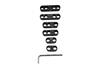 Universal black Spark Plug Wire Loom / Dividers / Separator Set 8, 8.8,