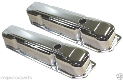 CHRYSLER DODGE MOPAR BIG BLOCK 383 426 440 CHROME valve cover chrome steel