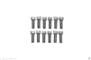 stainless Timing Cover Bolts Allen head big block small block 327 305 350 396 454