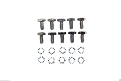 Chrome Timing Cover Bolts Hex big block small block 327 305 350 396 454