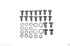 Oil Pan Bolts Chrome Plated Steel Hex Head Chevy Small Block Kit 327 400 350