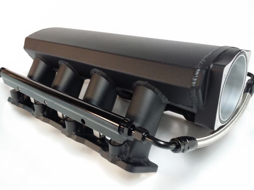 thumbnail image 2 of Bous Performance Polished Aluminum Intake Manifold – Small Block Chevy 350 383 SBC – E42401P 2 of 5