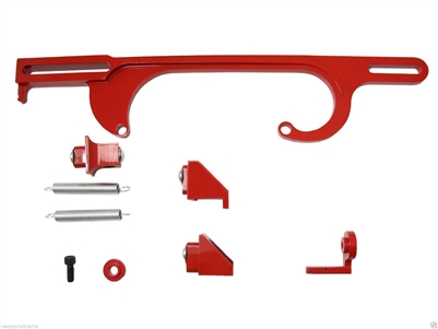 Throttle Cable Bracket Red anodized steel Holley 4150 4160 holley carb