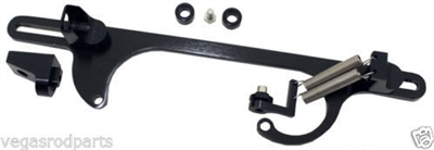 Throttle Cable Bracket Aluminum Black Anodized Holley 4150 4160 holley carb