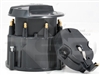 Small Big Block Chevy GM HEI Distributor BLACK SUPER Cap and Rotor kit 327 305 350 454