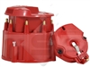 Small Big Block Chevy GM HEI Distributor RED SUPER Cap and Rotor kit 327 305 350 454