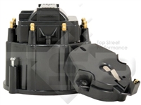 Small Big Block Chevy GM HEI Distributor BLACK Cap and Rotor kit 327 305 350 454