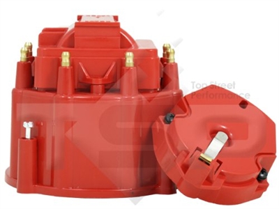 Small Big Block Chevy GM HEI Distributor Red Cap and Rotor kit 327 305 350 454