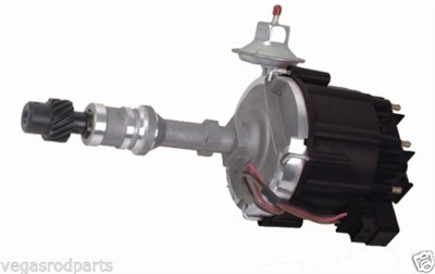 OLDMOBILE 65K Coil HEI Electronic Distributor - BLACK Cap cutlass