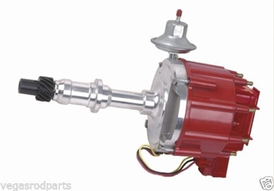 PONTIAC 65K Coil HEI Electronic Distributor RED Cap dist