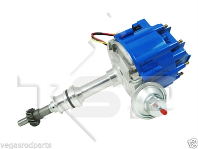 TSP HEI DISTRIBUTOR Ford 351C 429 460 Cleveland V8 Engines - BLUE Cap